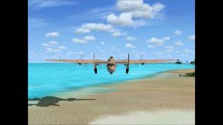 FSX B-24 Bombing Run HD