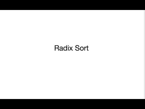 13 Radix Sort Javascript Implementation
