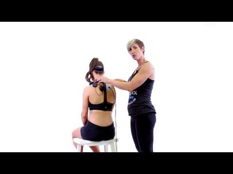 Compex Muscle Stim: Pad Placement for Trapezius