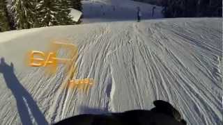 preview picture of video 'Garmisch- Partenkirchen Hausberg Black Ski Run'