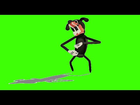 Cartoon Dog Re-Textured Green Screens | Jumpscare included Trevor Henderson