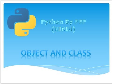 Python For Beginnershindi Tutorial 14object And Class