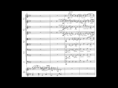 Gerald Finzi - Eclogue (score video with full score)