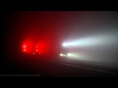 6MP5 Freight Train In Very Thick Fog - PoathTV Australian Railways