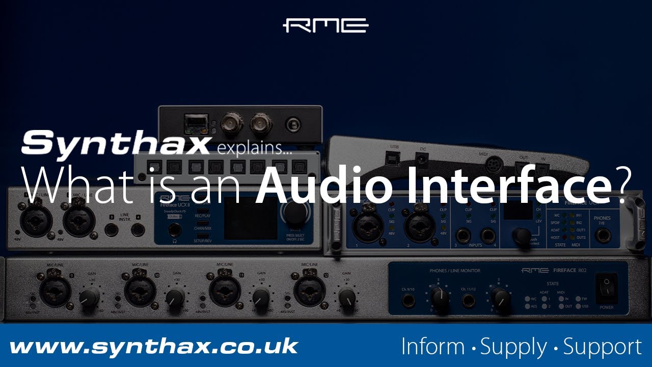 Synthax Explains - What is an audio interface?