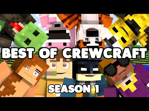 Best of CrewCraft Season 1 - Part 1! (Funny Moments Montage)