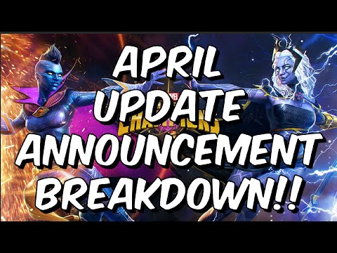 April Update Announced! - Ancient One & Apocalypse Event, Incursions - Marvel Contest of Champions