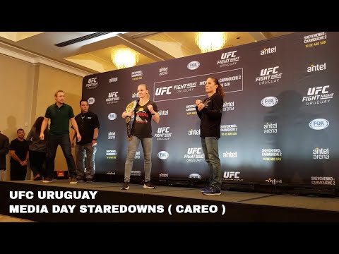 UFC URUGUAY MEDIA DAY STAREDOWNS