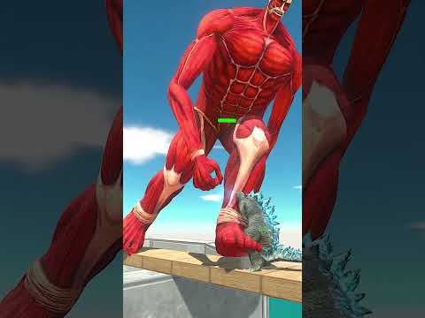 Colossal Titan vs Godzilla - Animal Revolt Battle Simulator