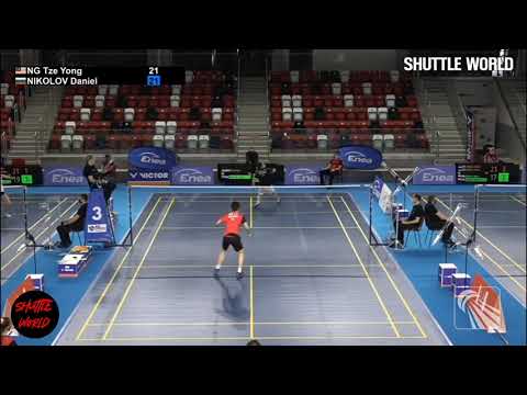 NG Tze Yong Super Smash _ NG Tze Yong Vs Daniel NIKOLOV _ @ShuttleWorld