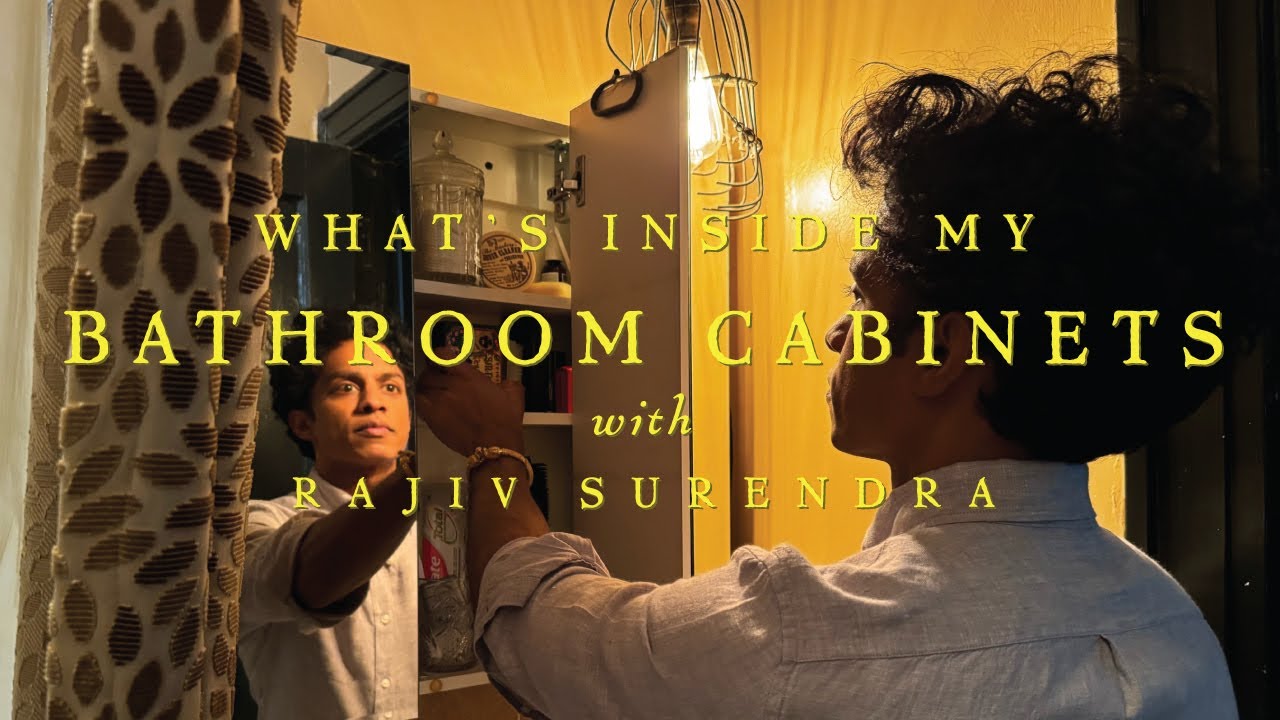WHAT'S IN MY BATHROOM CABINET, A TOUR - with Rajiv Surendra