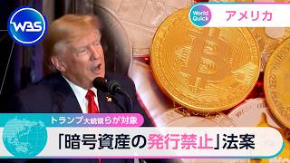 トランプ大統領らが対象 ｢暗号資産の発行禁止｣法案【WBS】