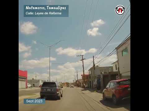 Calle Leyes de Reforma de Veintisiete a Periférico. Matamoros, Tamaulipas. Shorts. 2023.