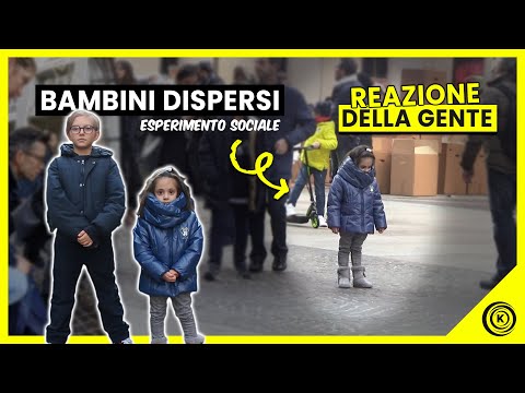 BAMBINI DISPERSI IN CITTÀ - Esperimento Sociale - Kiko. Co
