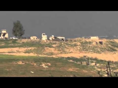 لحظة اقتحام سرية الهجانة من قبل كتائب الجيش الحر في بلدة خراب الشحم في ريف درعا