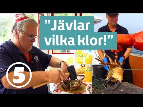 Ullared | Åke fiskar krabbor och fixar en krabbskiva