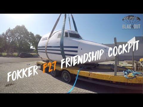 Fokker F27 Friendship cockpit delivery