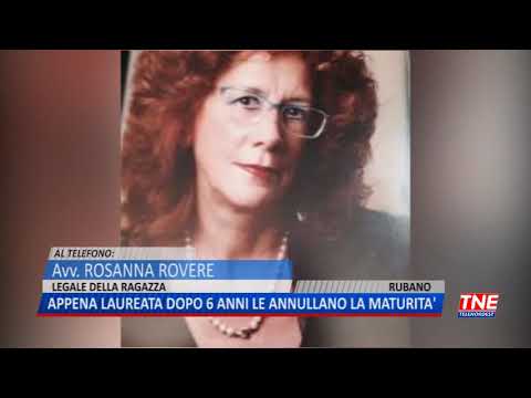 TG (26/04/2019) - APPENA LAUREATA DOPO 6 ANNI LE ANNULLANO LA MATURITA'