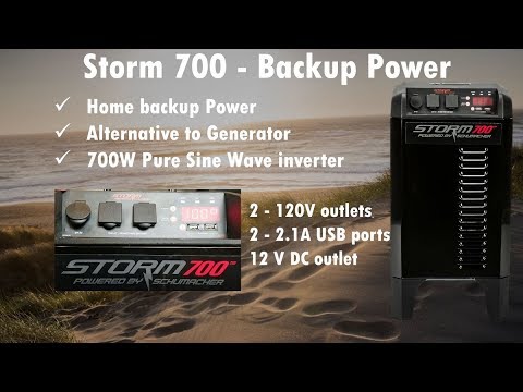 Portable AC Power - Schumacher Storm 700