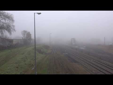 6029 Beyer Garratt departs Bathurst on a cold and foggy morn'.