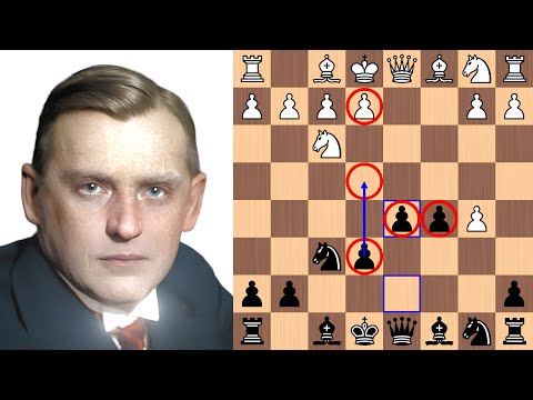 Alekhine's Brilliancy with the Blumenfeld Countergambit