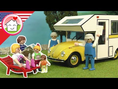 Playmobil English Camping with the Hillbillies - The Hauser Family - Toys for kids