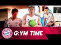 In the Gym with Hummels und Lewandowski 🏋 😓