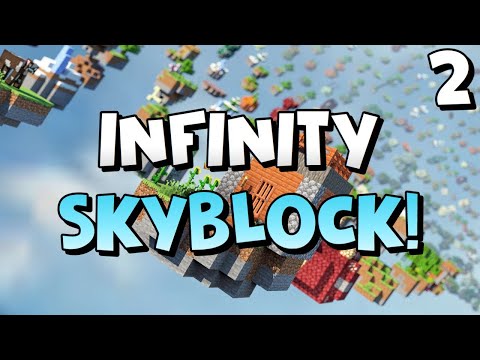 Finding The BLUE Infinity Crystal! | Minecraft Bedrock - INFINITY SKYBLOCK! | (Part 2)