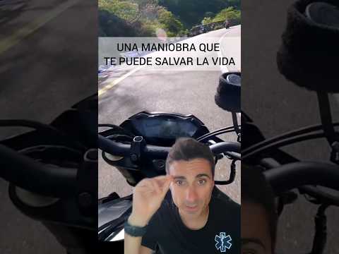 En moto está maniobra te salvará la vida.#supervivencia #emergencia #sabiasque