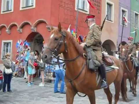 Poznań Ułani  na Starym rynku
