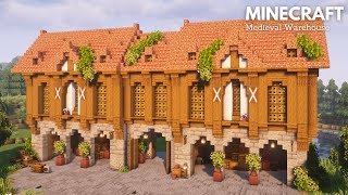 Minecraft: How to build a Medieval Warehouse | Minecraft Tutorial