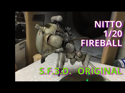 ＮＩＴＴＯ製　1/20　ＦＩＲＥＢＡＬＬ　（S.F.3.D.　ORIGINAL)　1/20　ファイヤーボール　ＭＡＫ