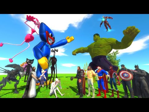MONSTER vs MARVEL & DC - Animal Revolt Battle Simulator