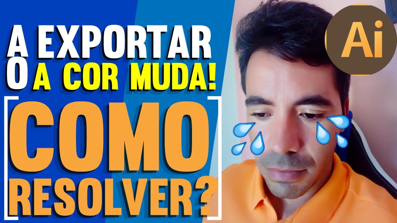 Ao exportar a cor muda no Adobe Illustrator (COMO RESOLVER?)