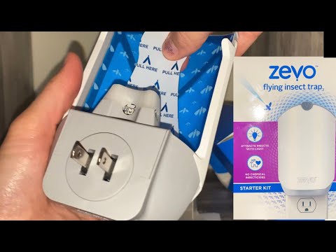 ZEVO Flying Insect Trap | Bug Catcher Unboxing Review Test | Does it Work?