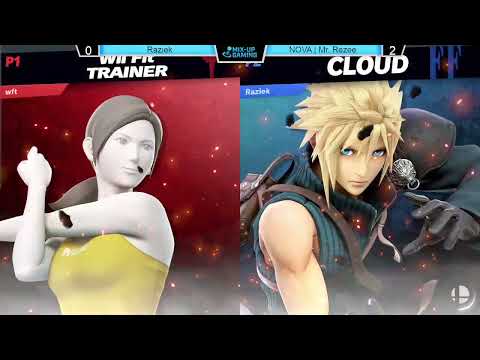 NOVA|Mr. Rezee (Wii Fit) vs Raziek (Cloud) - Smash on the Harbour #123