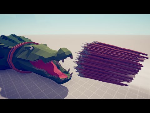 Giant Crocodile vs every God - Tabs - Totally Accurate Battle Simulator