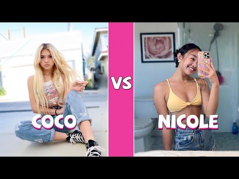 Coco Quinn Vs Nicole Laeno TikTok Dance Battle (April 2021)