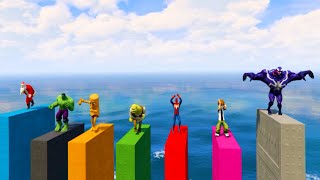 الرجل العنكبوت انقاذ باتمان Spider-Man Rescue batman vs iron man vs venom funny Game GTA 5 superhero