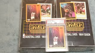 1990-91 Skybox Basketball 🏀 Opening! Michael Jordan PSA 10