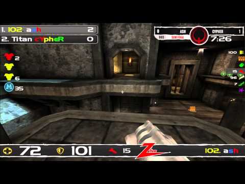 125 FPS Pre-Quakecon Main Event - ash vs cypher