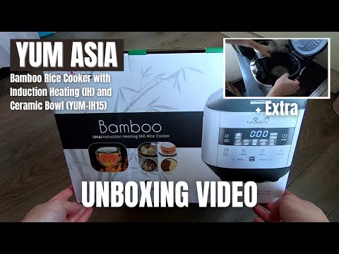 Unboxing +Extra - Yum Asia Bamboo Rice Cooker with Induction Heating (IH) & Ceramic Bowl (YUM-IH15)
