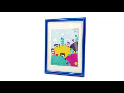 Обзор фоторамки Палитра синий металлик 15x21