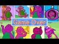 Evolution Of Barney Friends PLAY AGAIN GAME OVER Screens