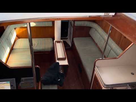 Elizabeth, our beautiful Nicholson 35, ready for more world girdling adventures.