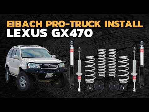 @EibachUSA Pro-Truck Lift Kit Install on the Lexus GX470