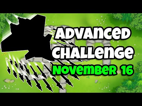 BTD6 Advanced Challenge | Not the bomb shooter or mortar | 16.11.2022