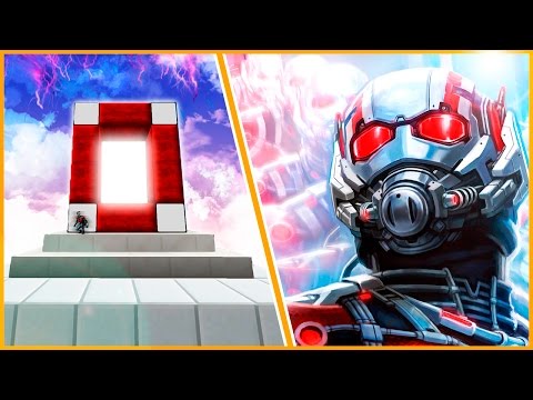 Como HACER un PORTAL a la DIMENSION de ANT-MAN: EL HOMBRE HORMIGA en MINECRAFT