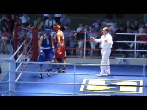 64 кг Кислицын Вячеслав Крым + Елеусинов Данияр Казахстан , 08.07.11 г 45-й МТ по боксу М. Мазай