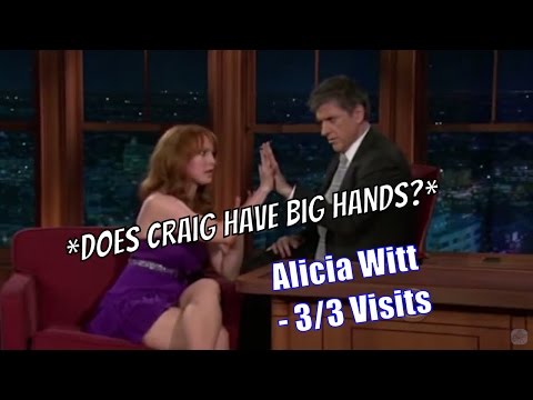 Alicia Witt - Craig Makes Her Blush -  3/3 Visits In Chronological Order